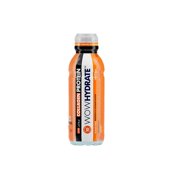 WOW Hydrate Collagen Water 500ml 10g Tropical