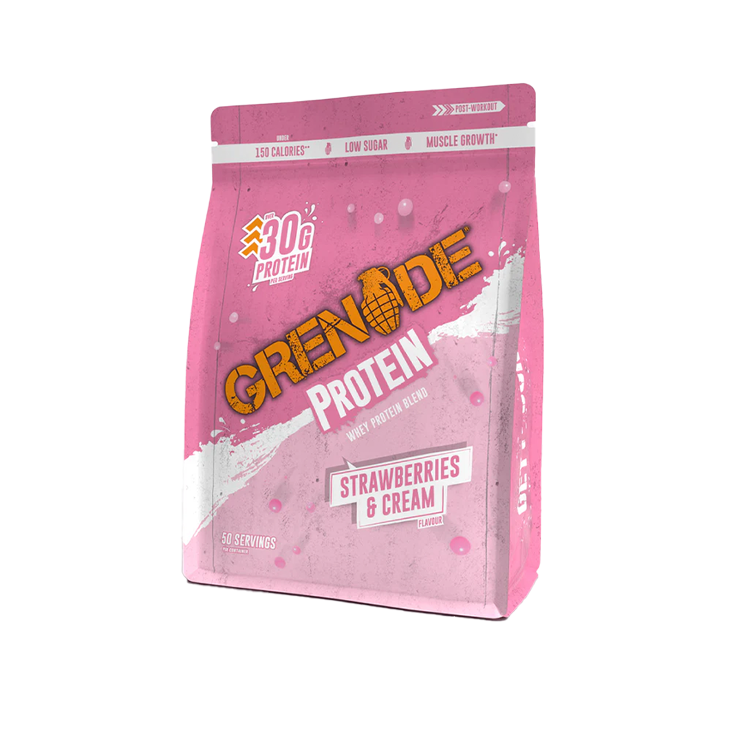 Grenade Protein Powder Strawberry and cream 2kg - Proteinak