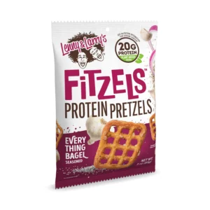 Lenny & Larry Fitzels protein pretzels everything bagel seasoning 85g